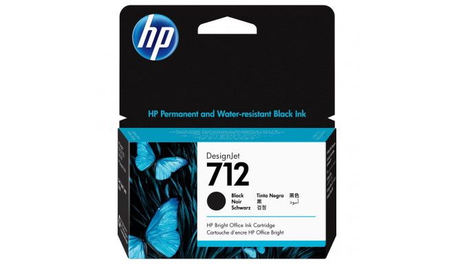 HP 712 38-ml must DesignJet tindikassett