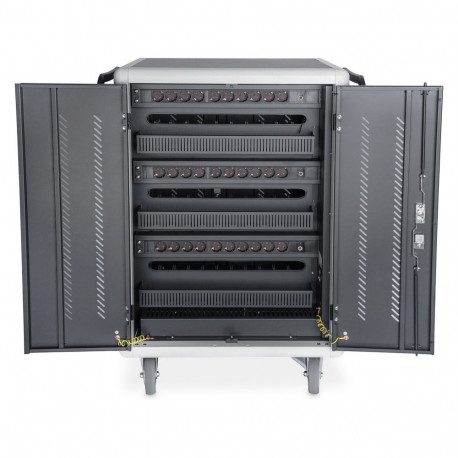 "DIGITUS Mobiler Ladeschrank für 30 Notebooks / Tablets bis 15,6 Zoll, USB-A"