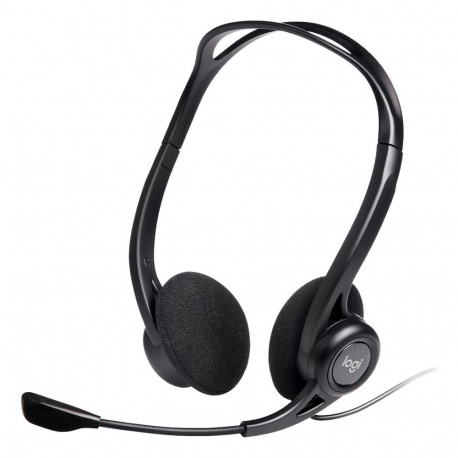 Logitech peakomplekt PC960 USB stereo OEM, must