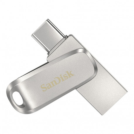 Sandisk USB 3.1 mälupulk 32GB Ultra Dual Drive Luxe Type-C, hõbe