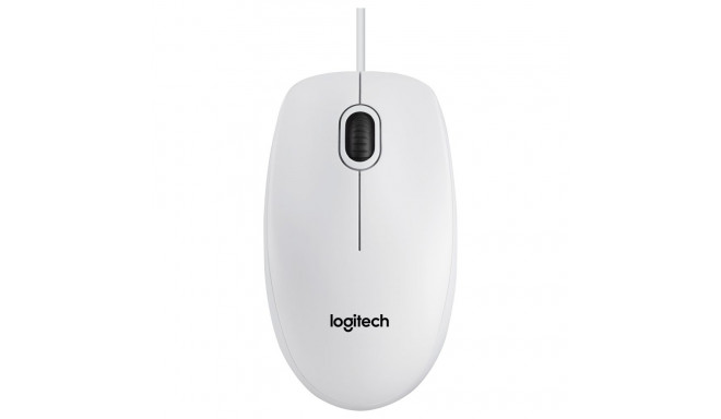 "Logitech B100 optical USB white OEM"