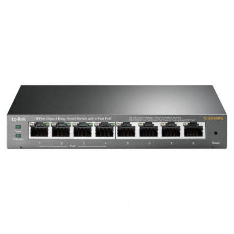 "8P TP-LINK TL-SG108PE Metall 4x POE"
