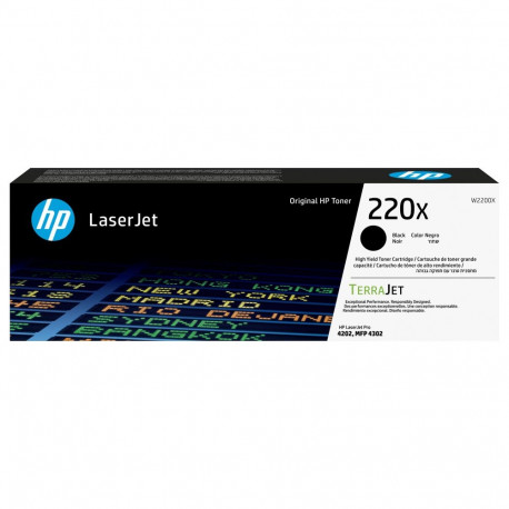 "HP Toner 220X W2200X Schwarz bis zu 7.500 Seiten"