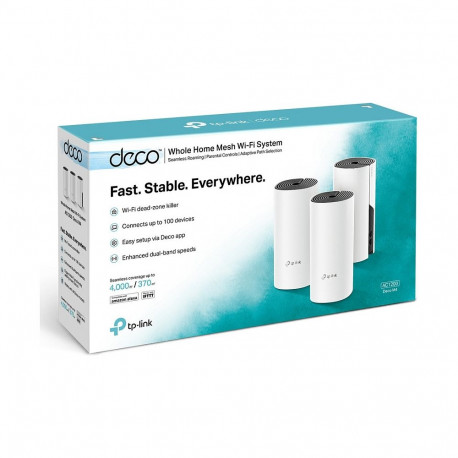 TP-LINK Deco M4(3-pack) AC1200 kogu kodu mesh Wi-Fi süsteem