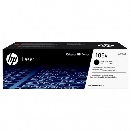 "HP Toner 106A W1160A Schwarz"