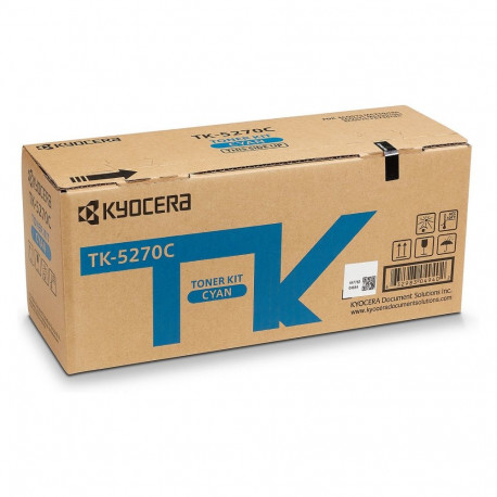 "Kyocera Toner TK-5270C Cyan bis zu 6.000 Seiten gem. ISO/IEC 19798"