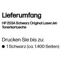 "HP Toner 203A CF540A Schwarz"