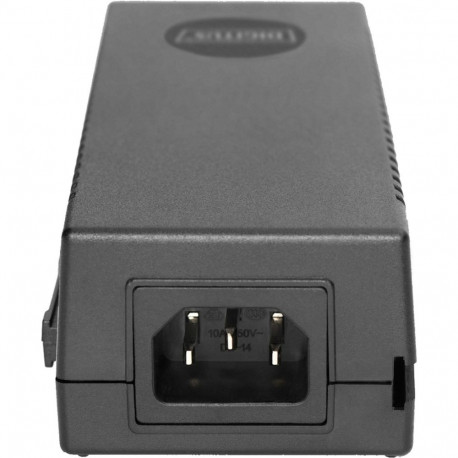 10 Gigabit Ethernet PoE+ Injektor, 802.3at, 30 W (schwarz)