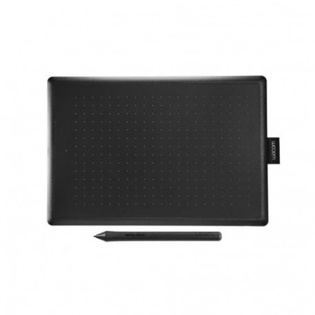 Wacom One by Medium graphic tablet Black, Red 2540 lpi 216 x 135 mm USB