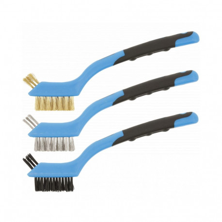 Metallharjade komplekt, 3 tk, inox, messing, nailon, HT3B647 HOGERT