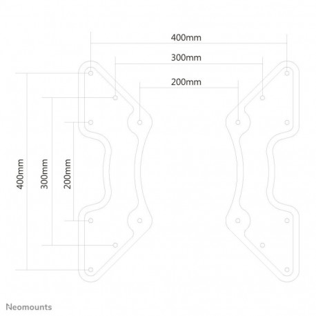 TV SET ACC VESA ADAPTER PLATE/27-60" FPMA-VESA440 NEOMOUNTS