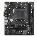 Mainboard|ASROCK|AMD A520|SAM4|Micro-ATX|Memory DDR4|Memory slots 2|1xPCI-Express 3.0 1x|1xPCI-Expre