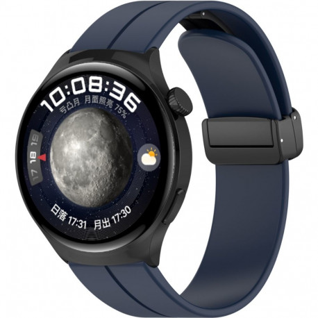 Kellarihm Trendybay Universaalne 18mm, silikoon, magnet, tumesinine