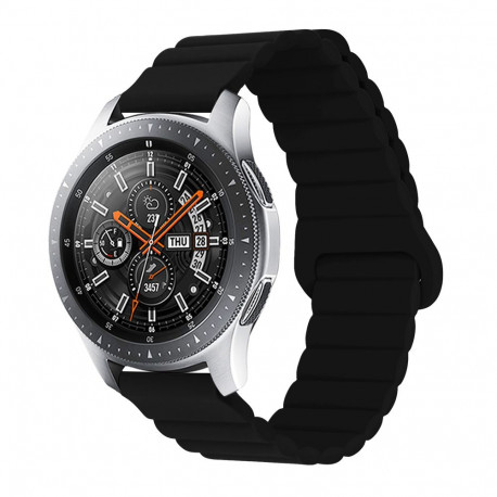 Kellarihm Trendybay Universaalne 20mm, silikoon, magnetiga, must