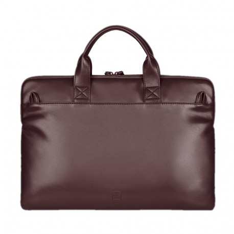 Sülearvuti õlakott Tucano 15.6'' Isotta nahkne, tumelilla