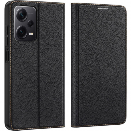 Kaardivahega mobiiliümbris Dux Ducis Redmi Note 12 Pro+ Wallet Skin X2, must