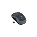 Logitech M185 Wireless Mouse, RF Wireless, 1000 DPI, Black/Grey (SPEC)