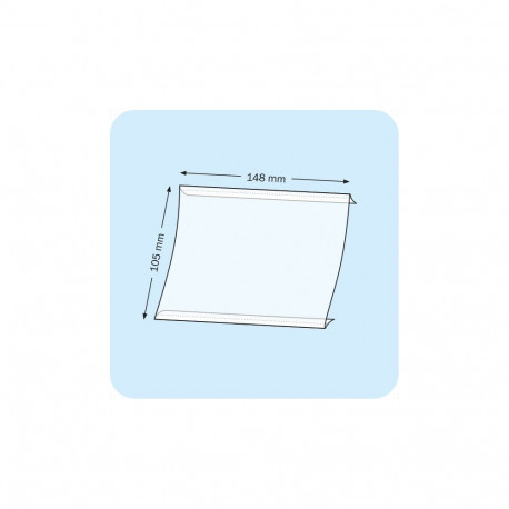 Kleebitav infoalus seinale, horisontaalne
