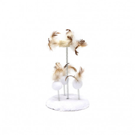 Hoppy sulgedega kassimänguasi