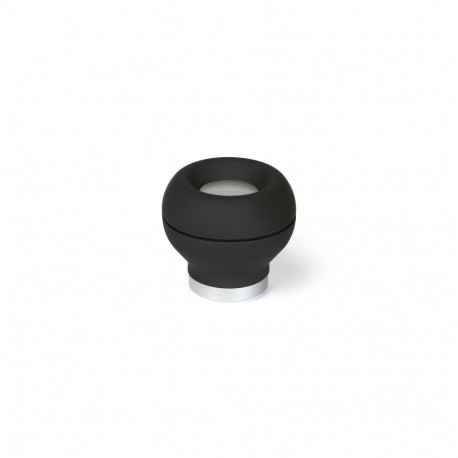 DOOR STOPPER. BLACK. ALU.