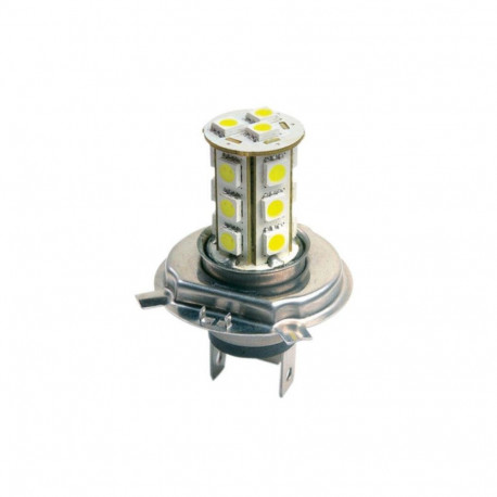 H4 LED BULB 18SMD 5050 WHITE 1 PC
