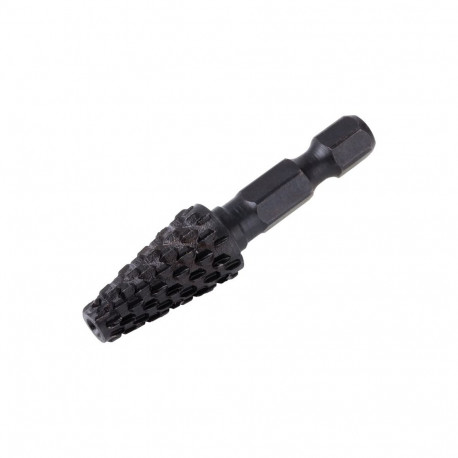 1 kooniline pöördfrees metalli jaoks kuusnurkse varrega