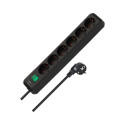 EXT CORD 1159500423 3M 6V BLACK