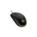 Logitech Mouse Wired G102 LIGHTSYNC, 6 Buttons, 8000 DPI, Black EU (910-005823)