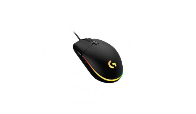 Logitech Mouse Wired G102 LIGHTSYNC, 6 Buttons, 8000 DPI, Black EU (910-005823)
