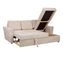 Corner sofa bed INGA beige
