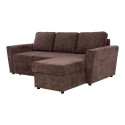 Corner sofa bed INGA brown