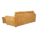 Corner sofa bed INGA yellow