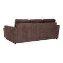 Corner sofa bed INGA brown