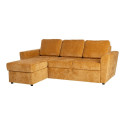 Corner sofa bed INGA yellow