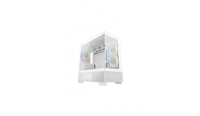 Deepcool CG380 3F valge Micro ATX korpus