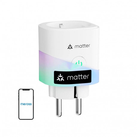 MEROSS MSS315CFH-EU smart socket with energy measurement (Matter)