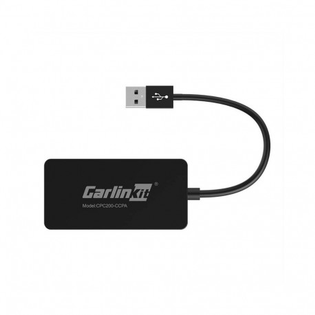 Carlinkit CCPA wireless adapter Apple Carplay/Android Auto (black)