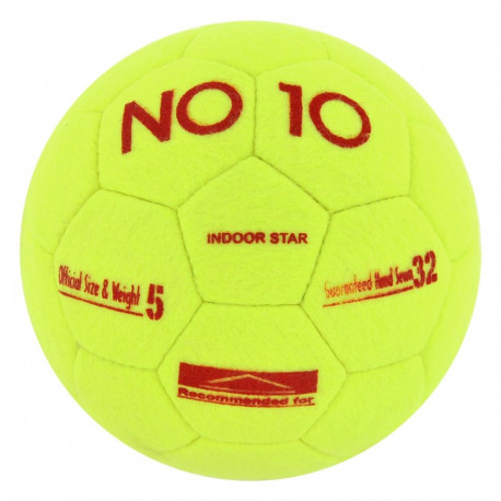 Piłka nożna NO10 Indoor Star żółta 56030 4