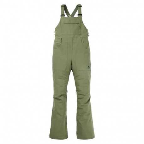 Ski Trousers Burton Avalon Bib Green - XS