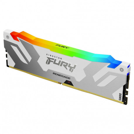 Kingston 32GB 6400MT/s DDR5 CL32 DIMM FURY Renegade RGB valge XMP