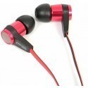Omega Freestyle earphones + microphone FH2110, red