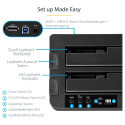 "D StarTech USB 3.0/ESATA DUPLICATOR DOCK"