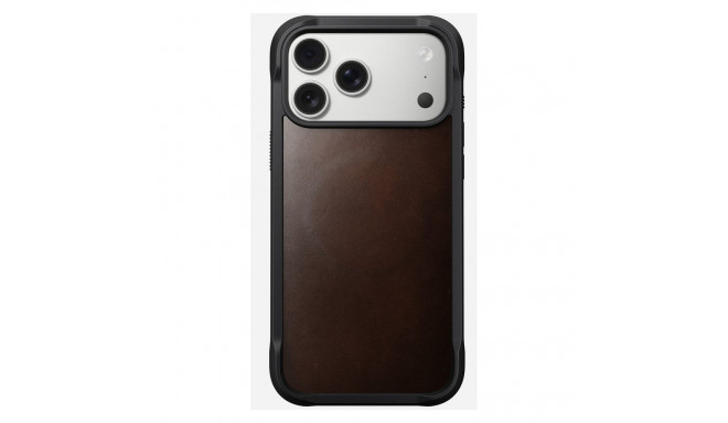 Nomad vastupidav nahast ümbris iPhone 17 Pro Max Rustic Brown Horween