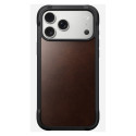 "Nomad Rugged Leather Case iPhone 17 Pro Max Rustic Brown Horween"