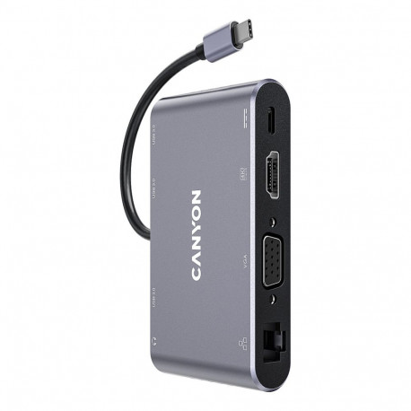 "Canyon Hub DS-14 8-in-1 4K USB-C gray"