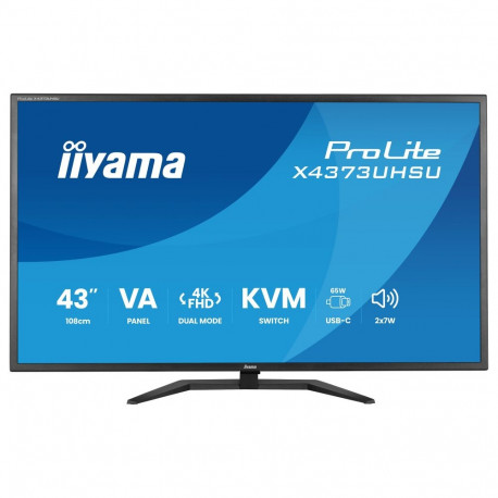 "iiyama ProLite X4373UHSU-B2 Monitor 108 cm (43"") mattschwarz"