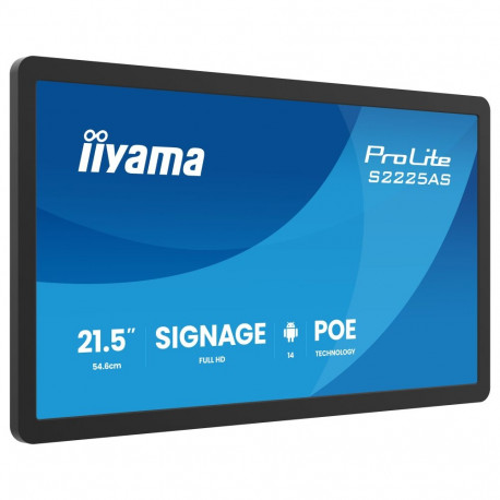 "iiyama 54,6m (21,5"") S2225AS-B1P 16:9 USB-C IPS"