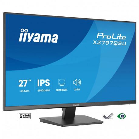 "iiyama ProLite X2797QSU-B1 Monitor 68,6 cm (27"") mattschwarz"