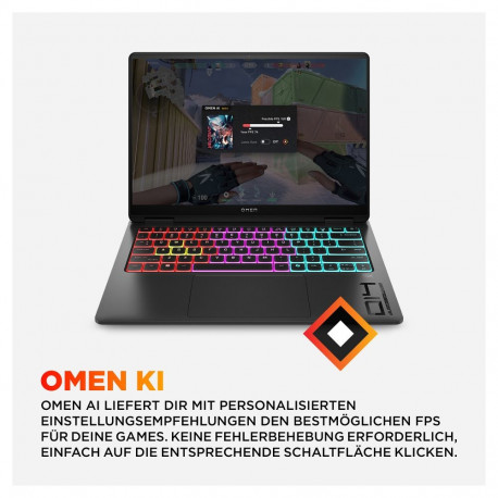"HP OMEN Transcend 14-fb1075ng Gaming Notebook 35.6 cm (14"""")"