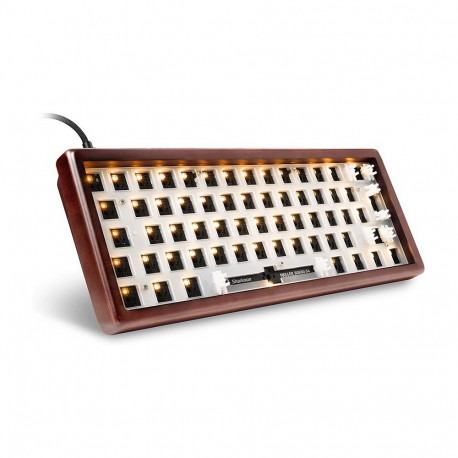 Sharkoon Skiller SGK50S4 Gen2 puidust barebone mänguri klaviatuur